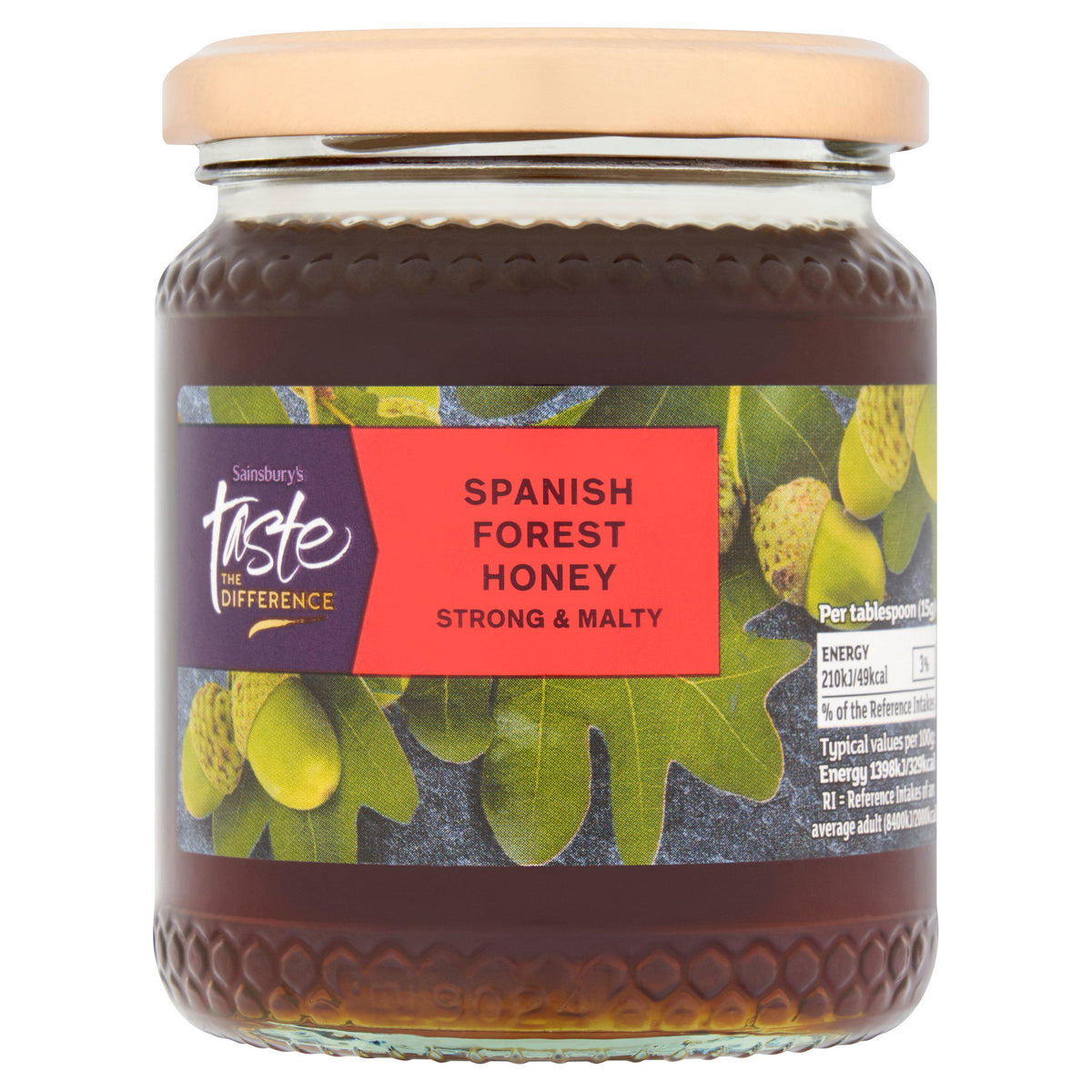 Sainsbury's Spanish forest honey 340g, imported from the UK