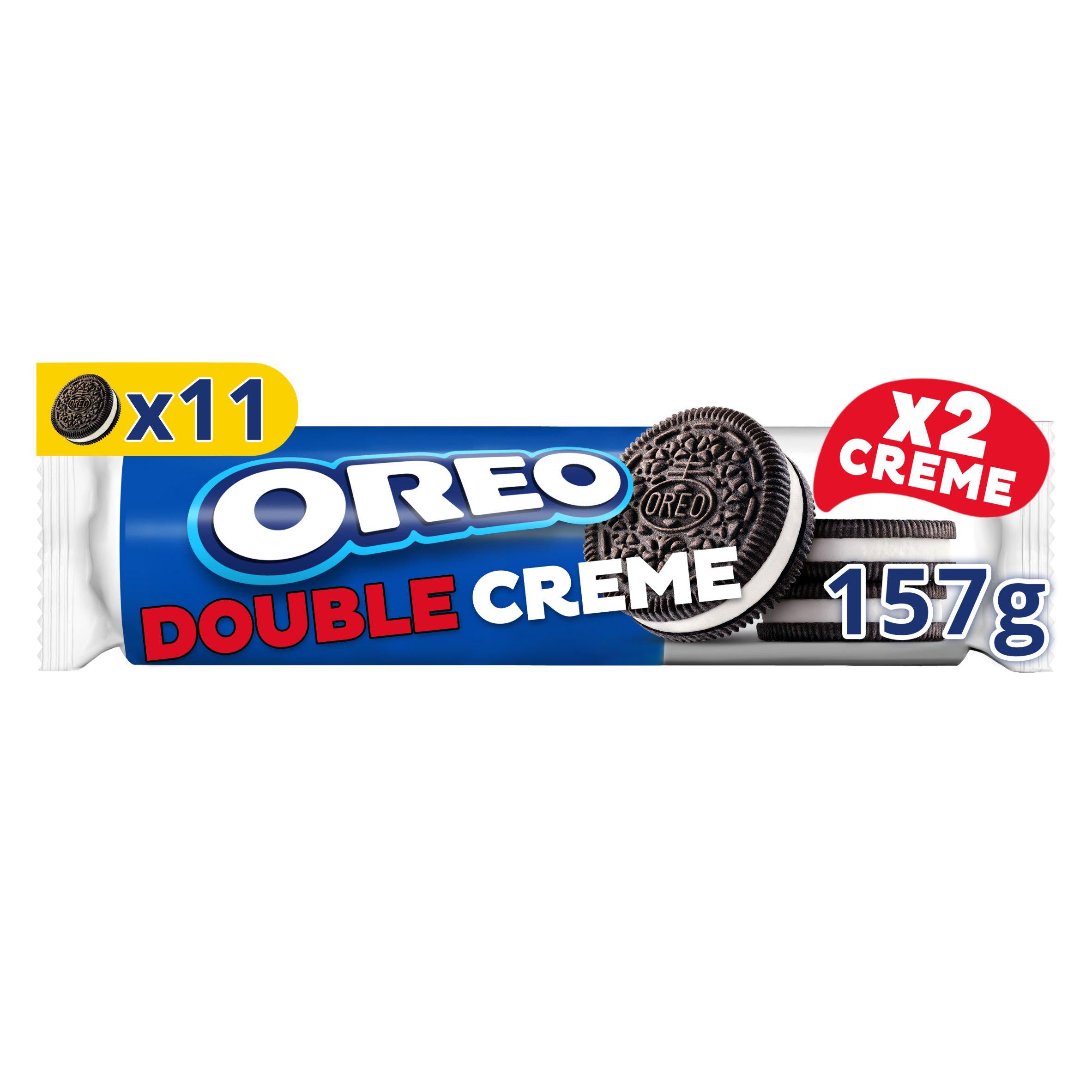 OREO Double Creme biscuits 157g, imported from the UK