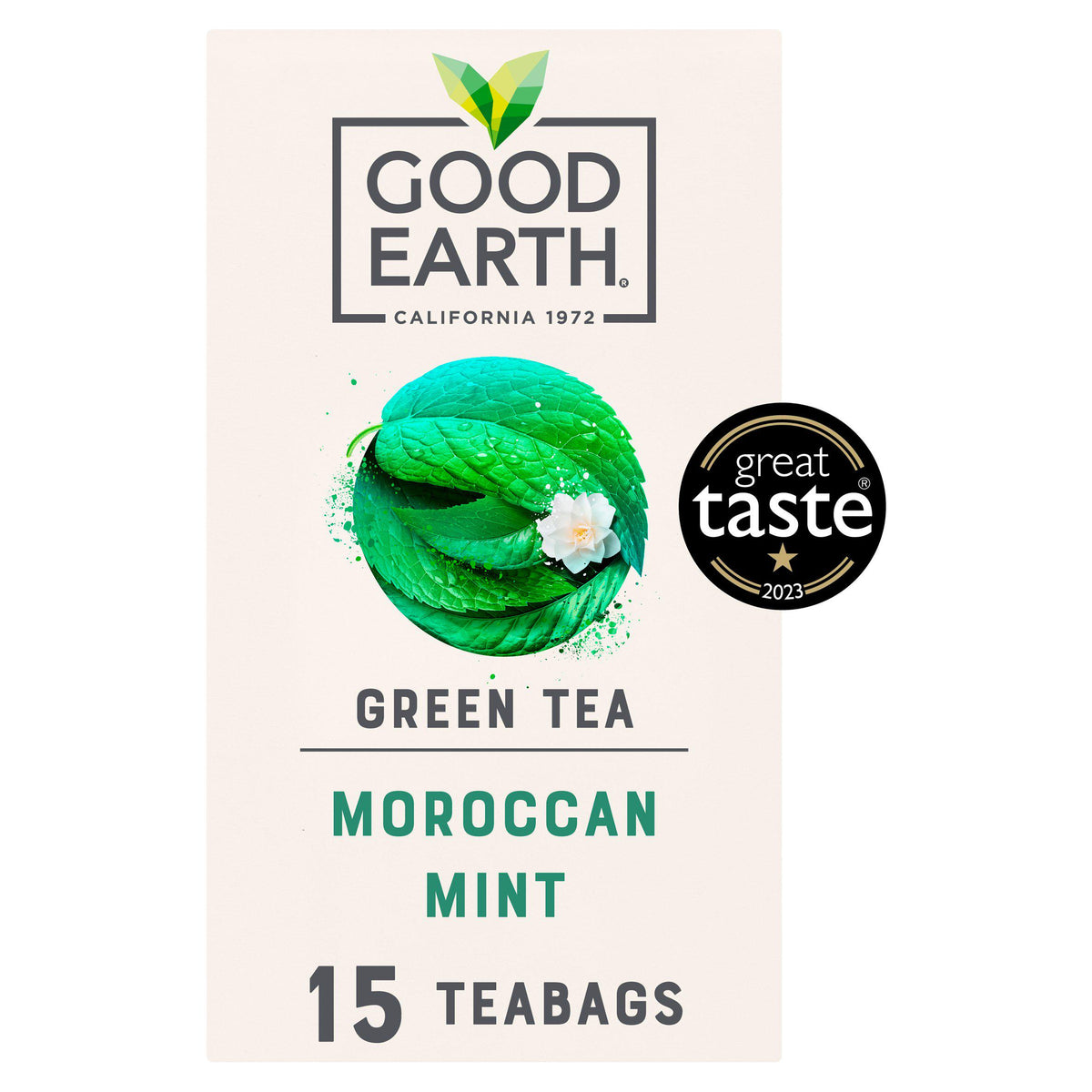 Good Earth Moroccan Mint Tea Bags 15 count, imported from the UK