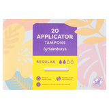 Sainsbury's applicator regular tampons 20 (British brand)