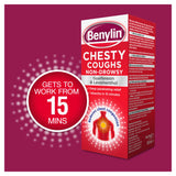 Benylin chesty cough non drowsy syrup 150ml, imported from the UK