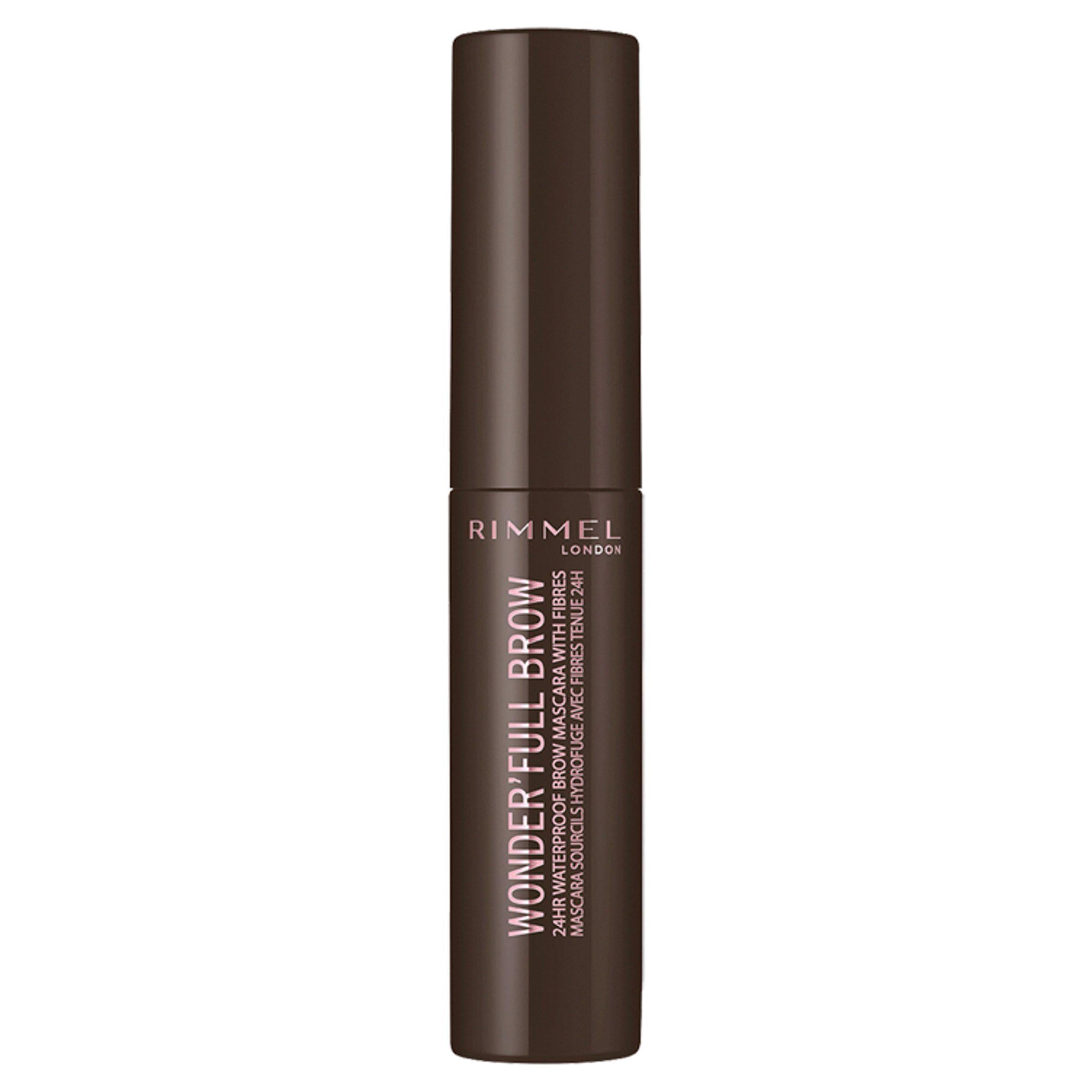 Rimmel London brow mascara in Dark shade, UK version