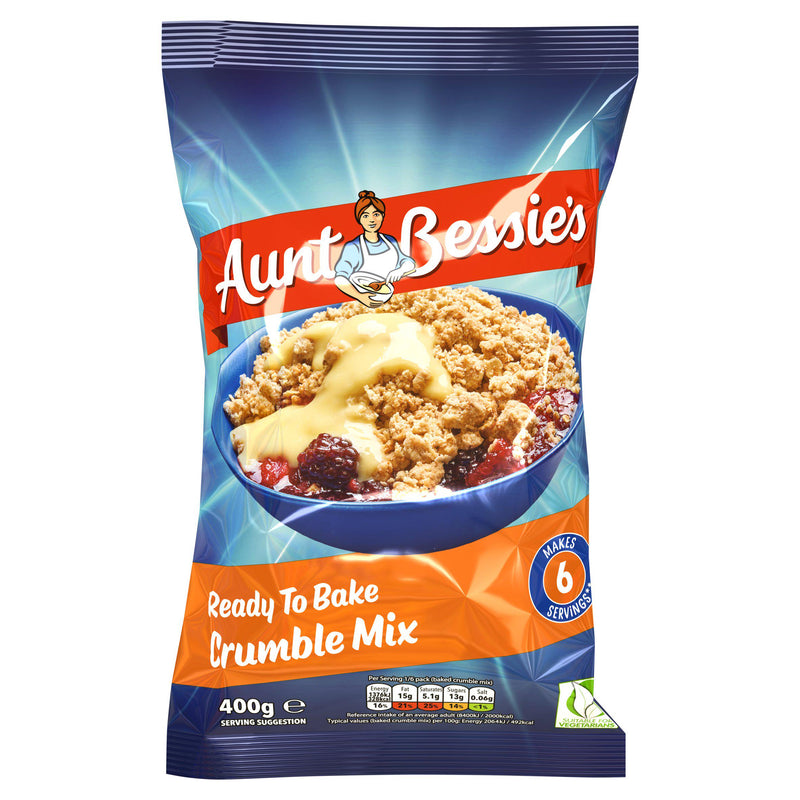 Aunt Bessie's Golden Crumble Mix 400g - British product
