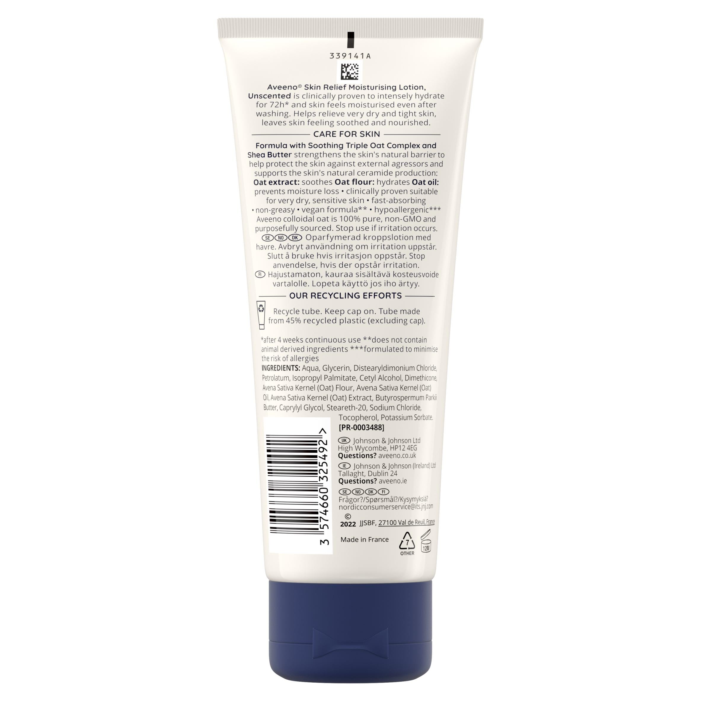 Aveeno Skin Relief Moisturising Lotion 200ml, UK version