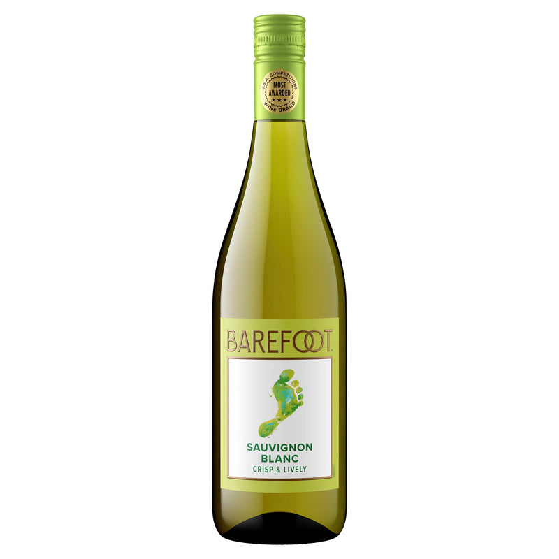 Barefoot Sauvignon Blanc white wine 75cl - British product