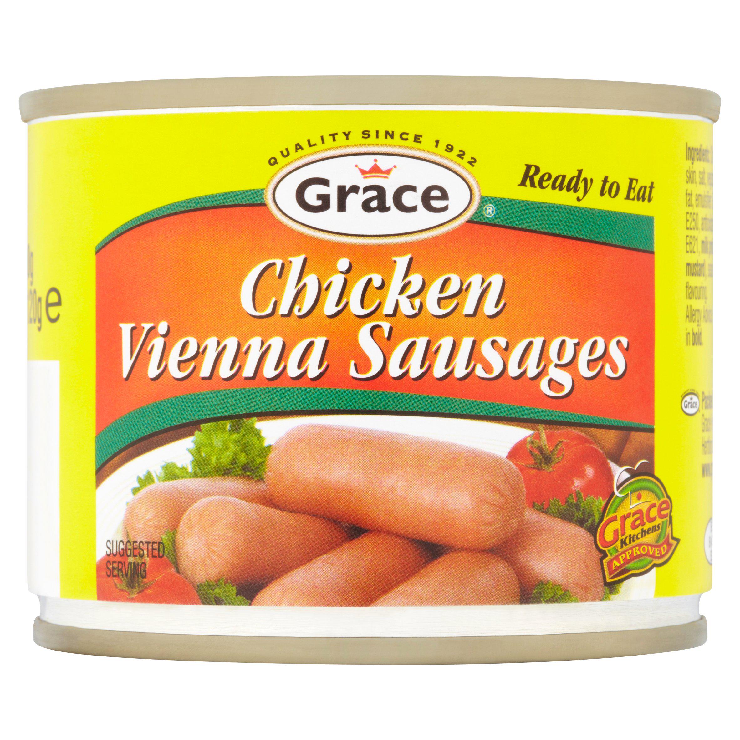 Grace Chicken Vienna Sausages 200g (120g)