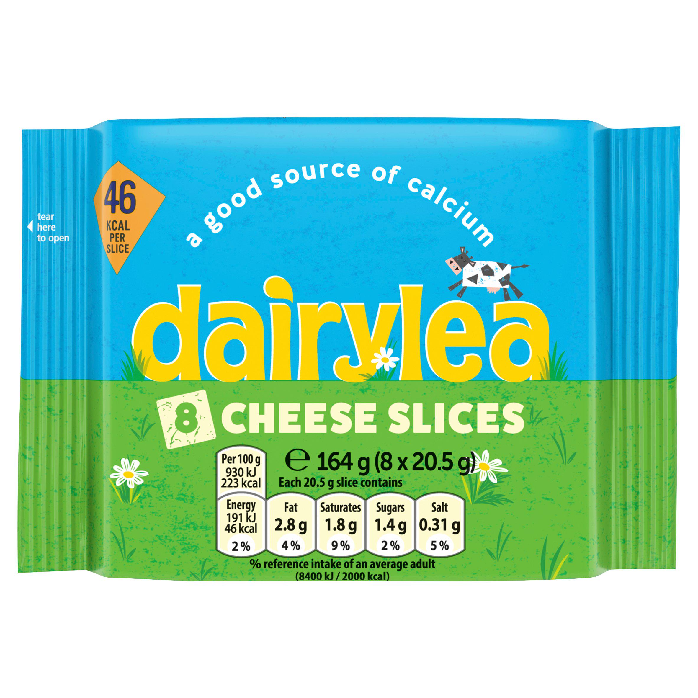 Dairylea multipack cheese slices 8x18.75g (British brand)