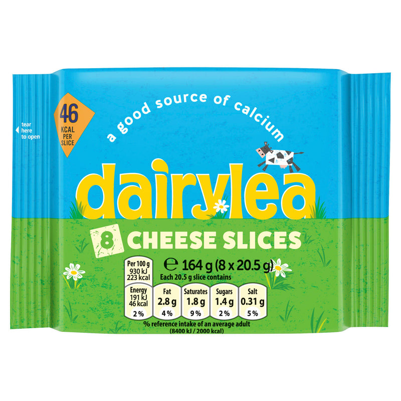 Dairylea multipack cheese slices 8x18.75g (British brand)