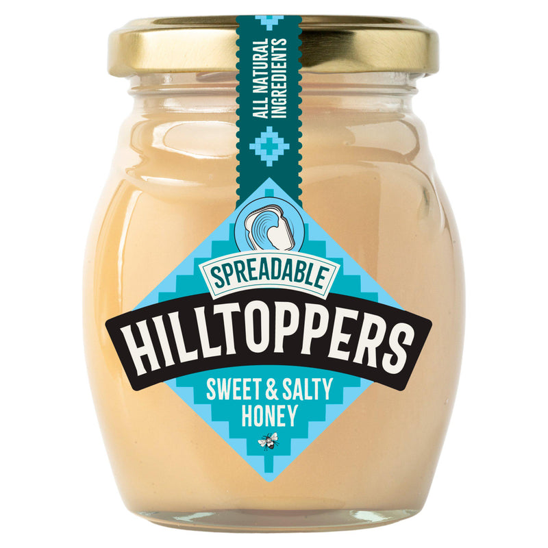 Hilltoppers spreadable sweet and salty honey 225g, UK version