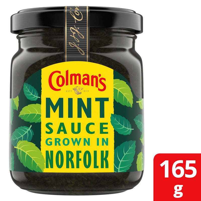 Colman's mint sauce 165g jar, UK version