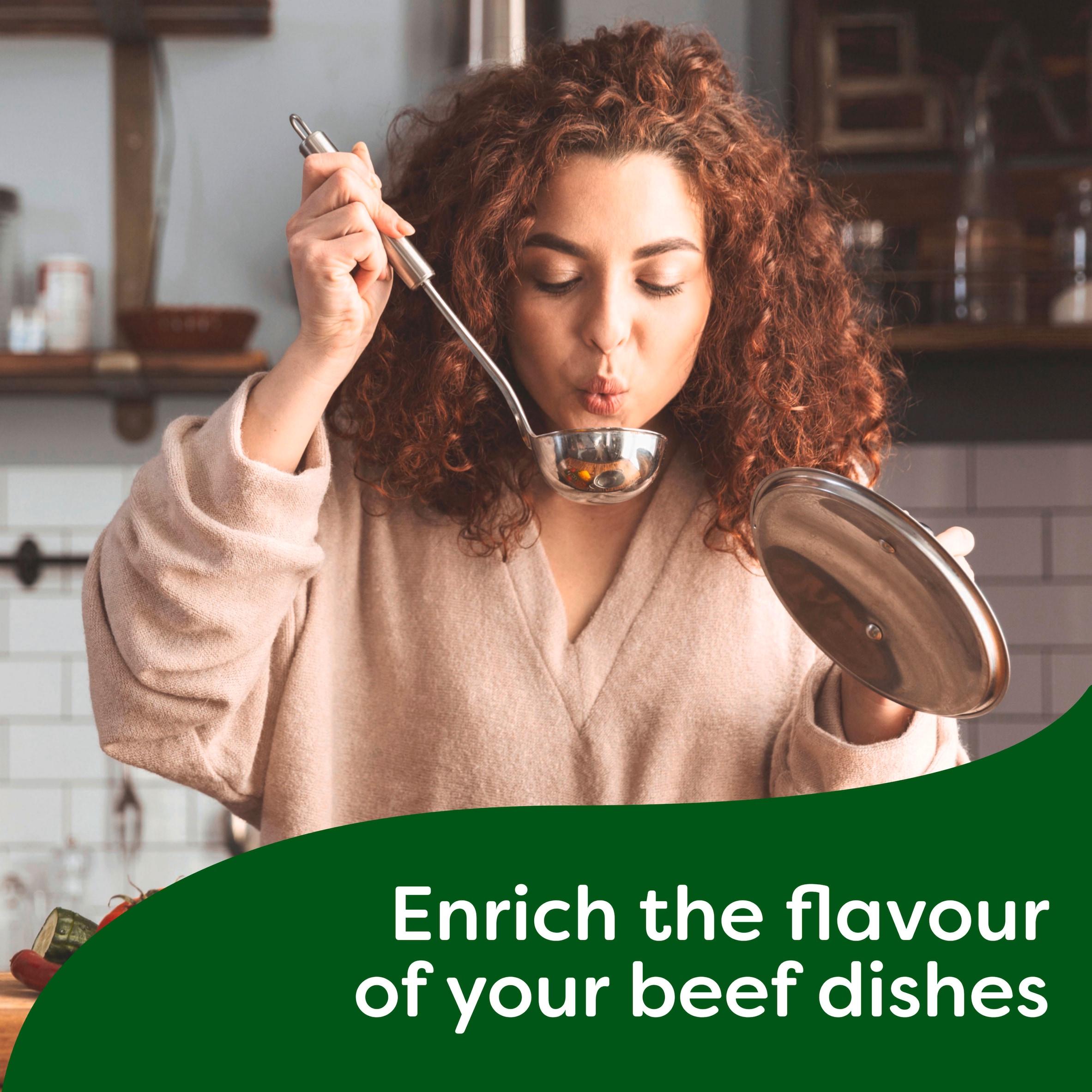 Knorr Rich Beef Stock Pot 4x28g, imported from the UK