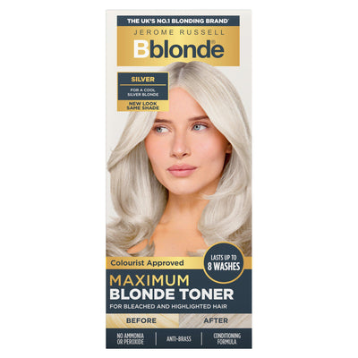 Sainsburys Jerome Russell Bblonde Maximum Colour Toner Silver 75ml- Buy online at McGrocer