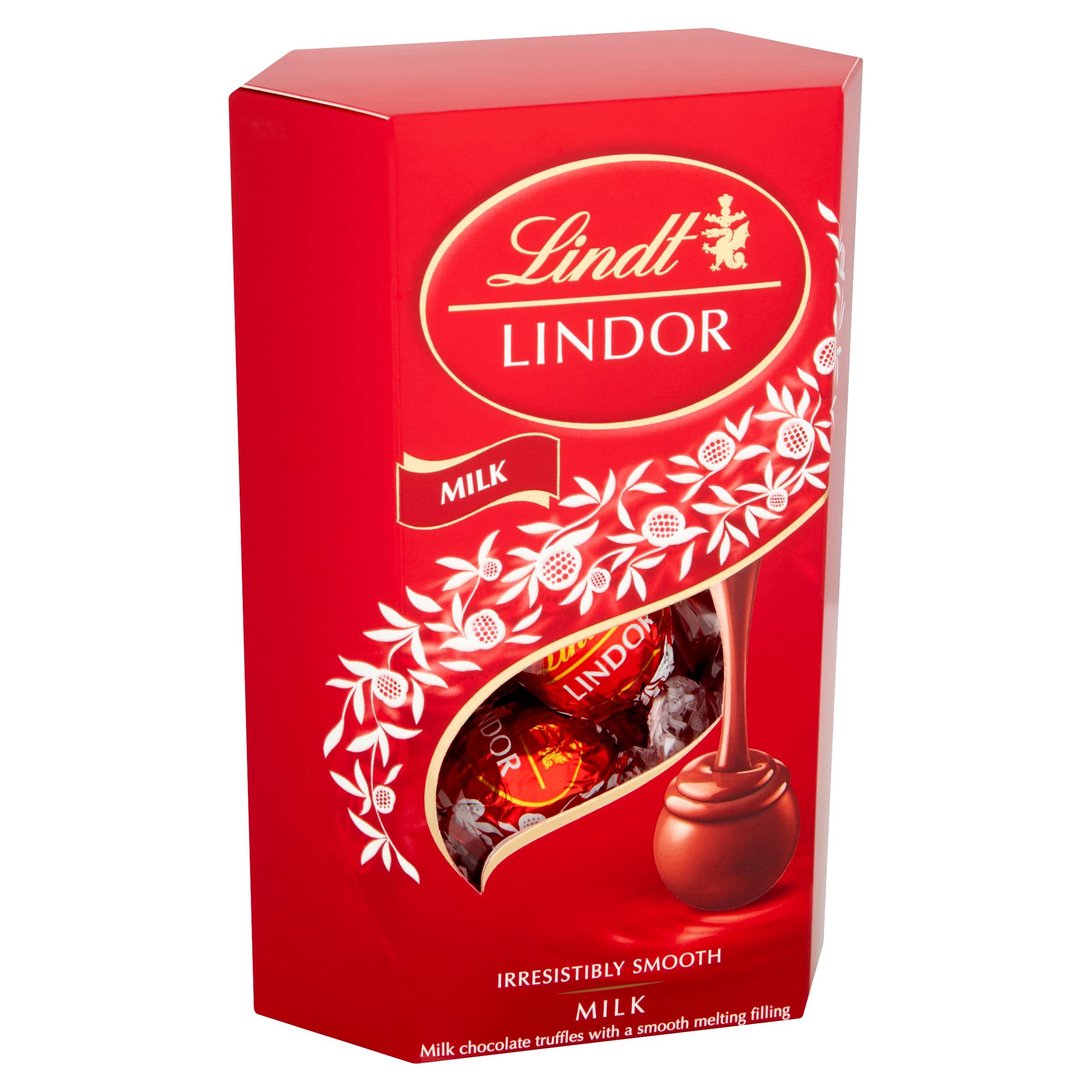 Lindt Lindor milk chocolate truffles 200g, UK version