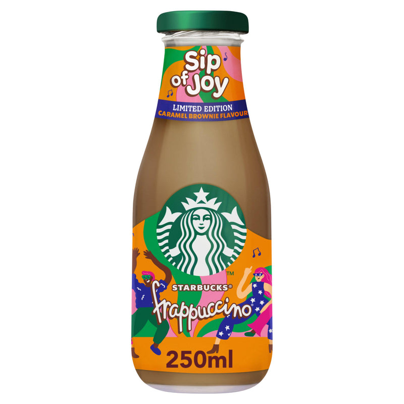 Starbucks Frappuccino caramel brownie coffee drink 250ml (British brand)