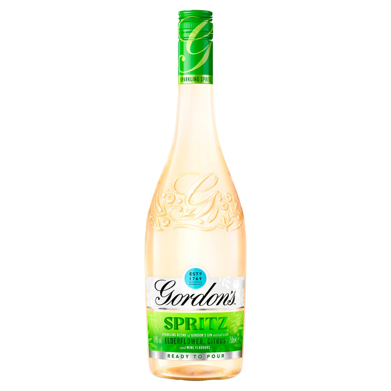 Gordon's spritz elderflower and citrus 750ml (British brand)