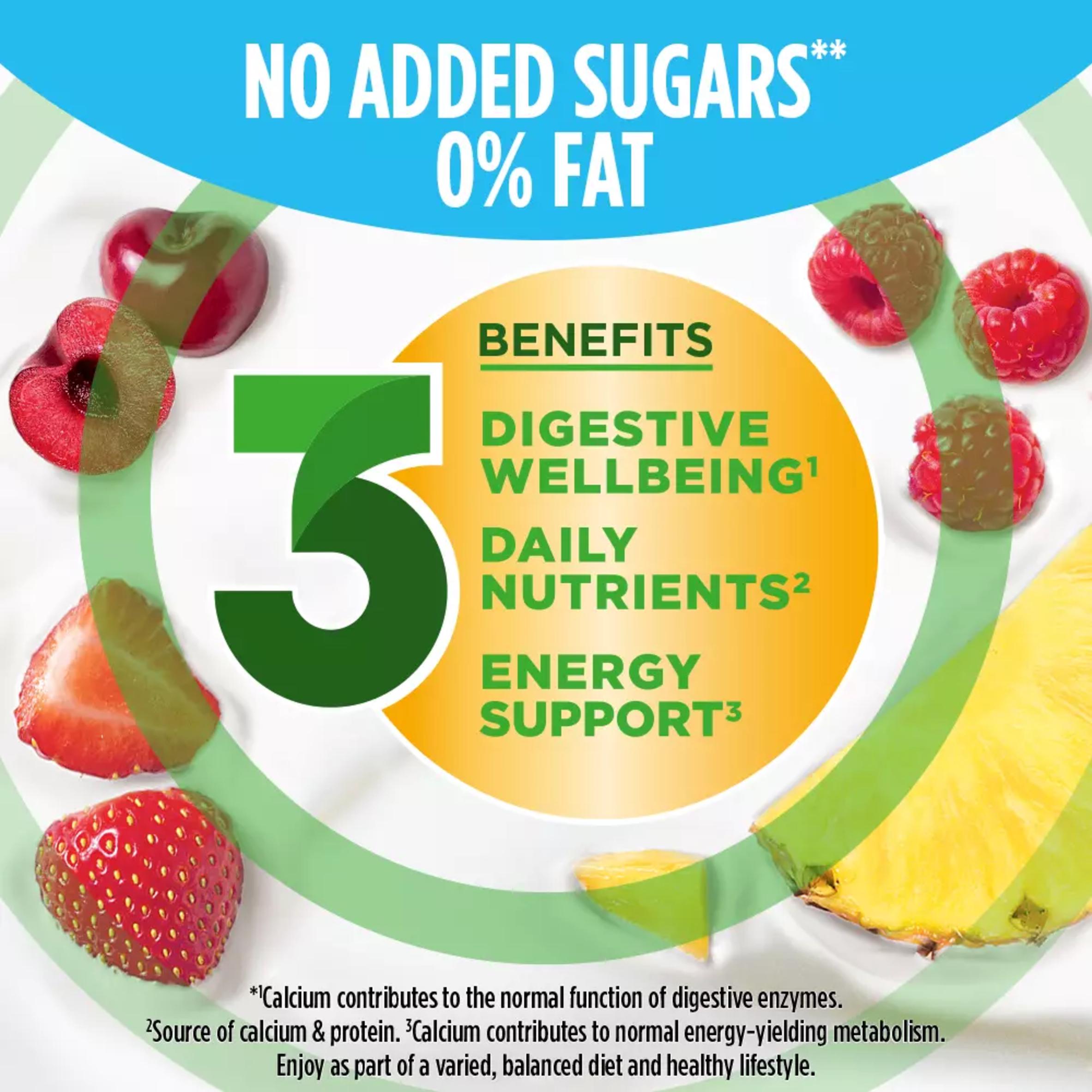 Activia strawberry mixed fruit fat free yogurt multipack - British product