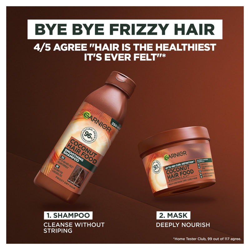 Garnier coconut shampoo for curly hair 350ml, UK version