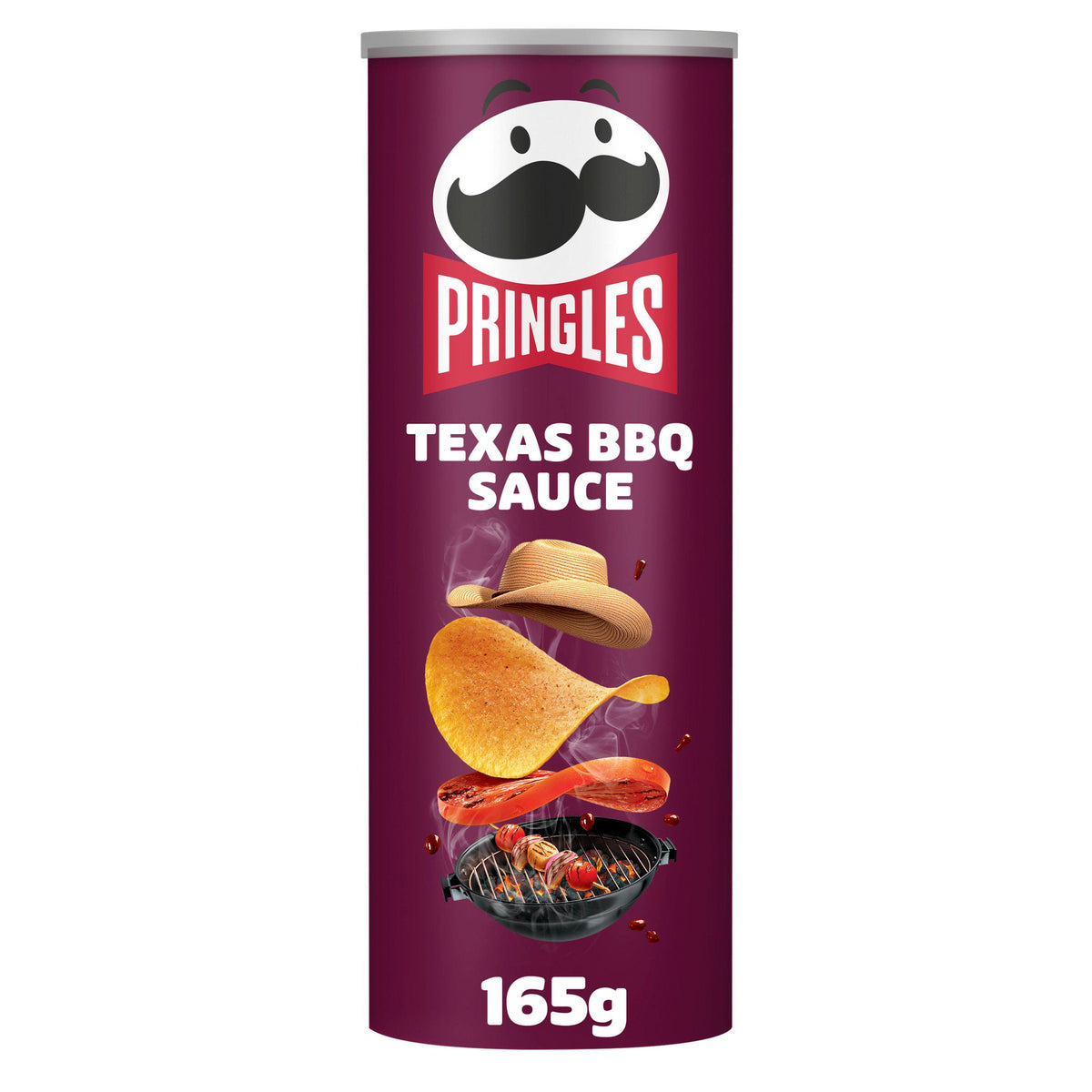 Pringles crisps Texas BBQ Sauce 165g - British product
