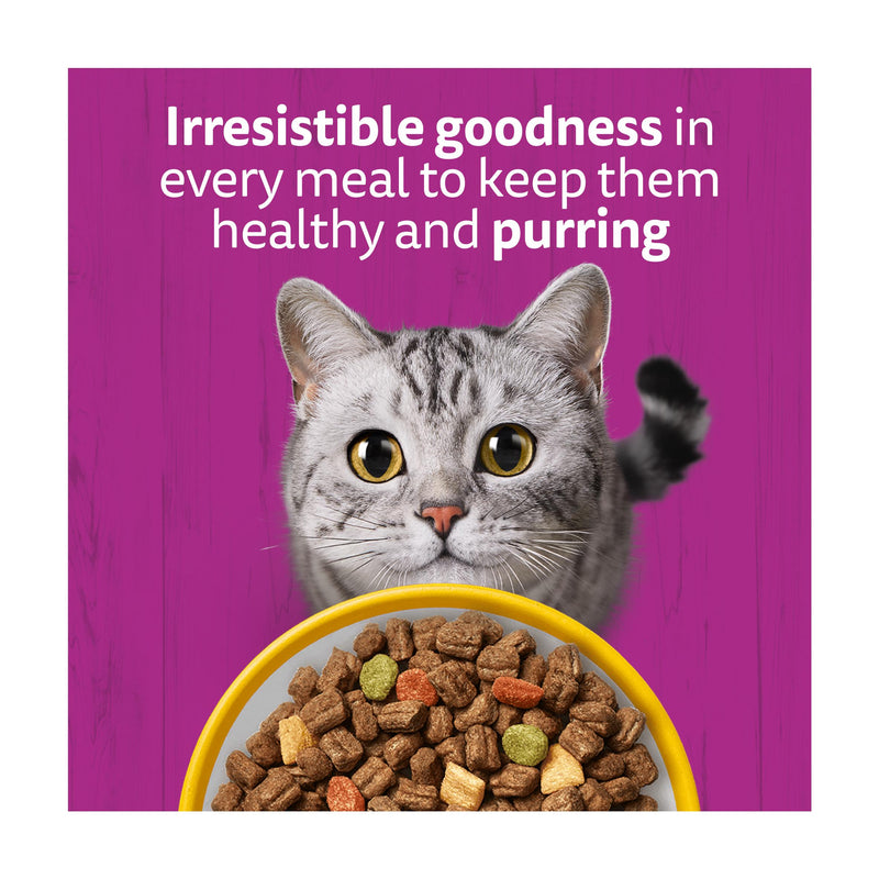 Whiskas dry cat food senior chicken 1.9kg, UK version