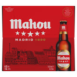 Mahou lager beer 12x330ml, imported from the UK