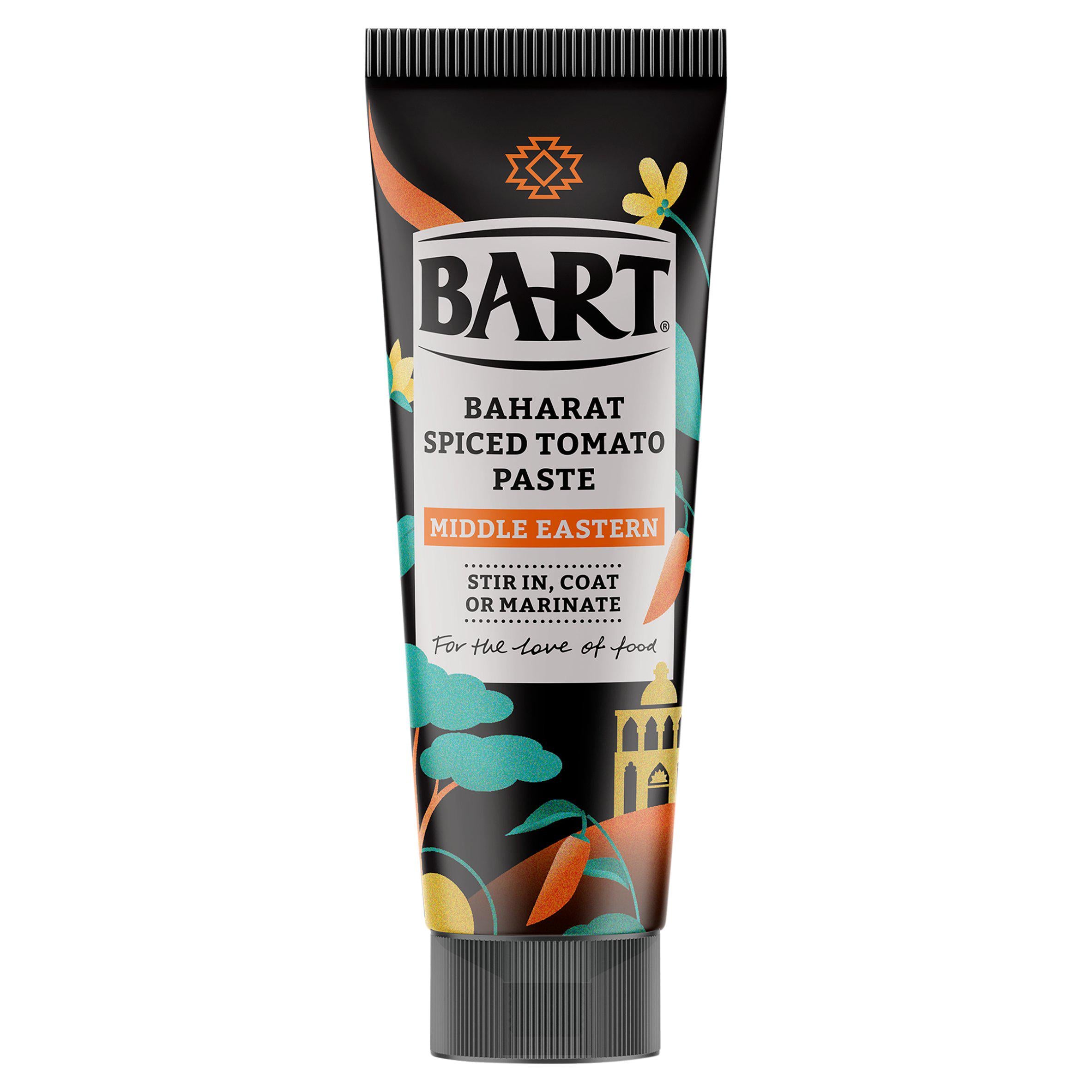 Bart Baharat spiced tomato paste 80g, imported from the UK