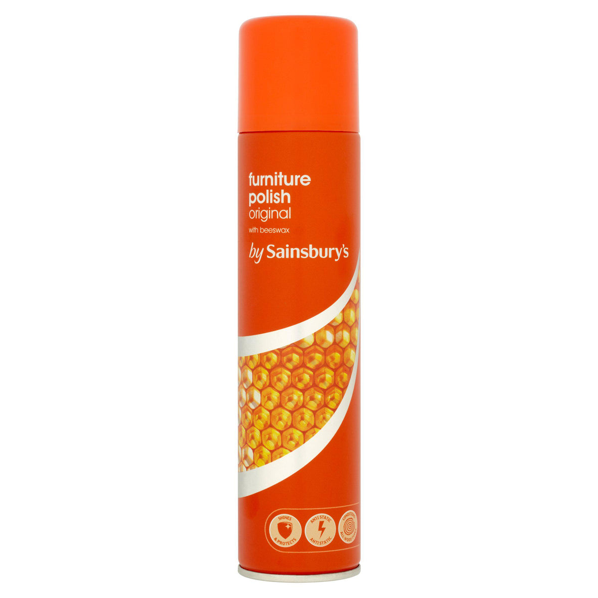 Sainsbury's furniture polish with beeswax 300ml (British brand)