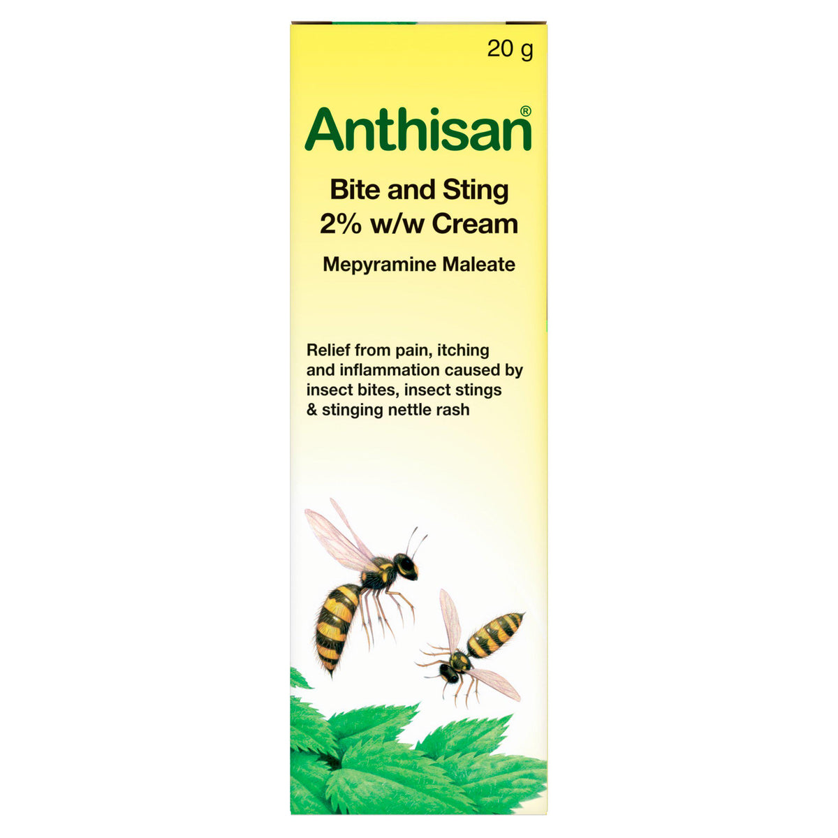 Anthisan bite & sting cream 20g, UK version