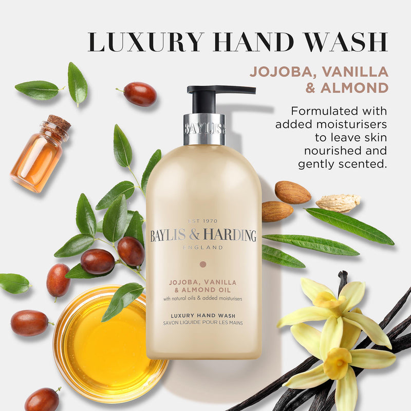 Baylis & Harding hand wash jojoba vanilla almond 500ml (British brand)