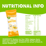 Kiddylicious banana baby wafers 10 pack - British product