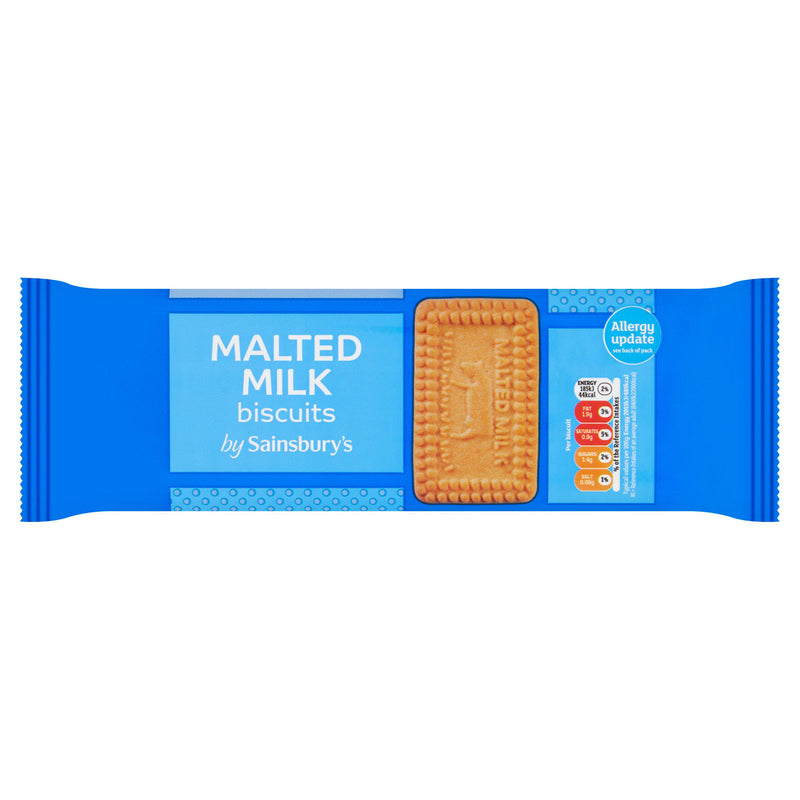 Sainsbury's malted milk biscuits 200g - British product