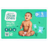 Sainsbury's Little Ones Dry Fit Size 4 Maxi nappies 48, imported from the UK