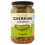 Sainsbury's gherkins in vinegar 340g, imported from the UK