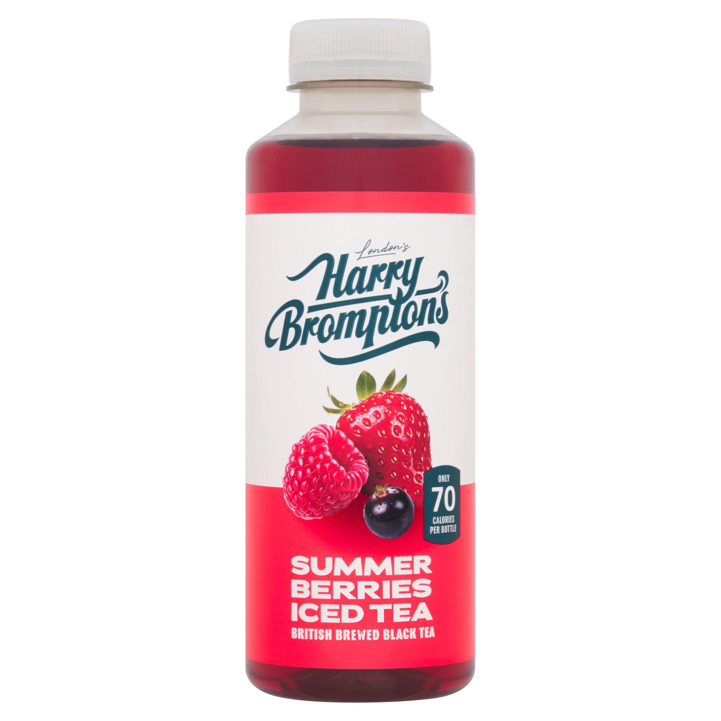 Harry Brompton's summer berries iced tea 500ml, UK version
