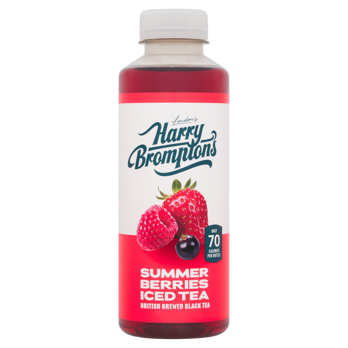 Harry Brompton's summer berries iced tea 500ml, UK version