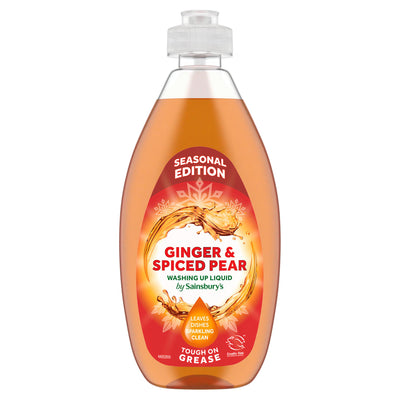 Sainsburys Sainsbury's Seasonal Edition Ginger & Spiced Pear Washing Up Liquid 500ml- Buy online at McGrocer