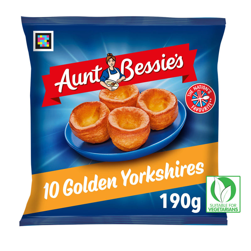 Aunt Bessie's frozen Yorkshire puddings 190g, imported from the UK