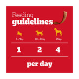 Pedigree dog treats Meaty Multi Mix Strips 144g, imported from the UK