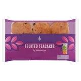 Sainsbury's fruited teacakes pack of 6, imported from the UK