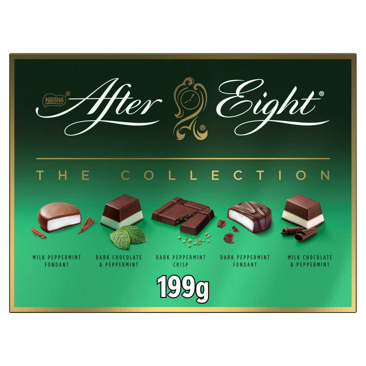 After Eight peppermint chocolate box assorted 199g - British product