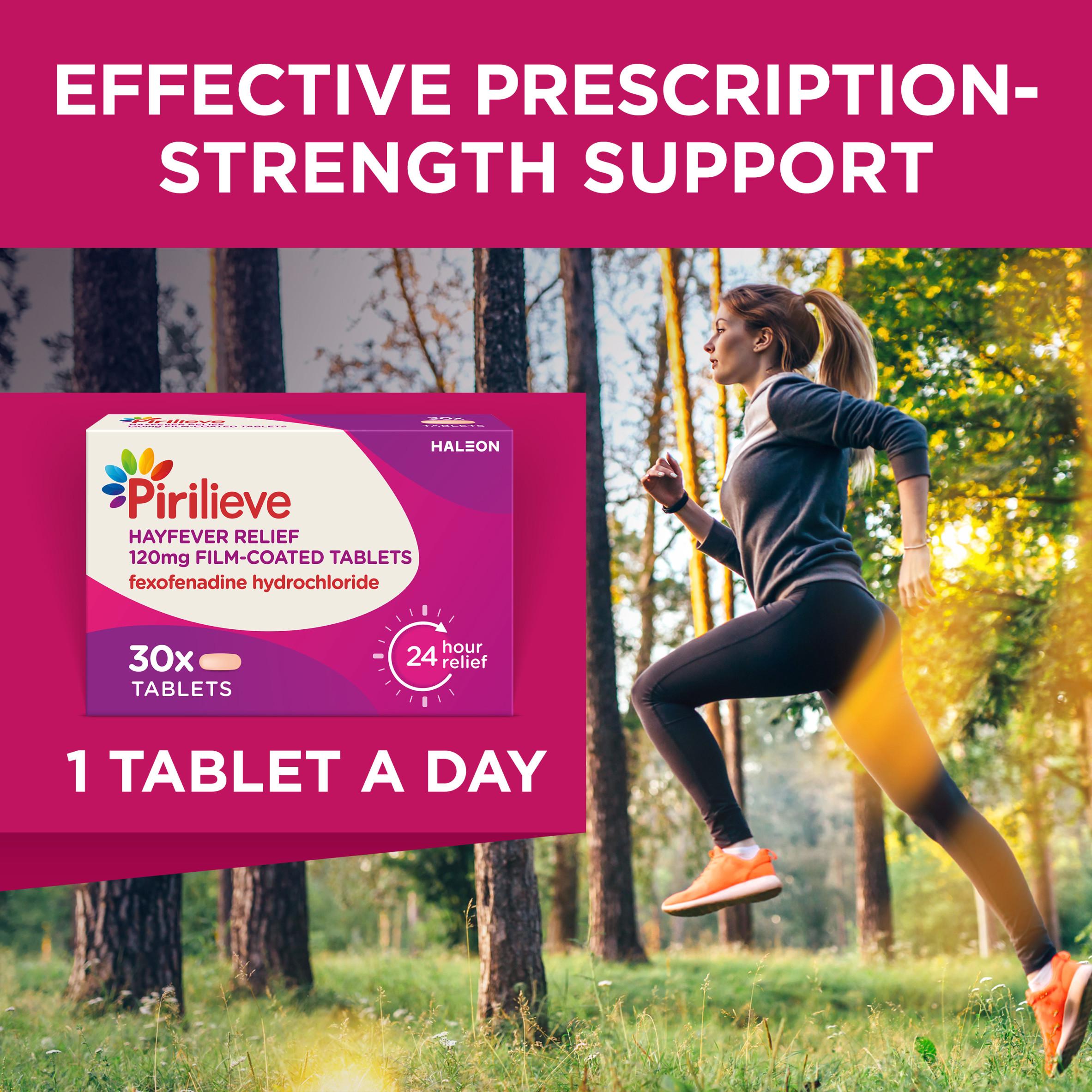 Pirilieve Hayfever Relief 120mg tablets 30s - British product