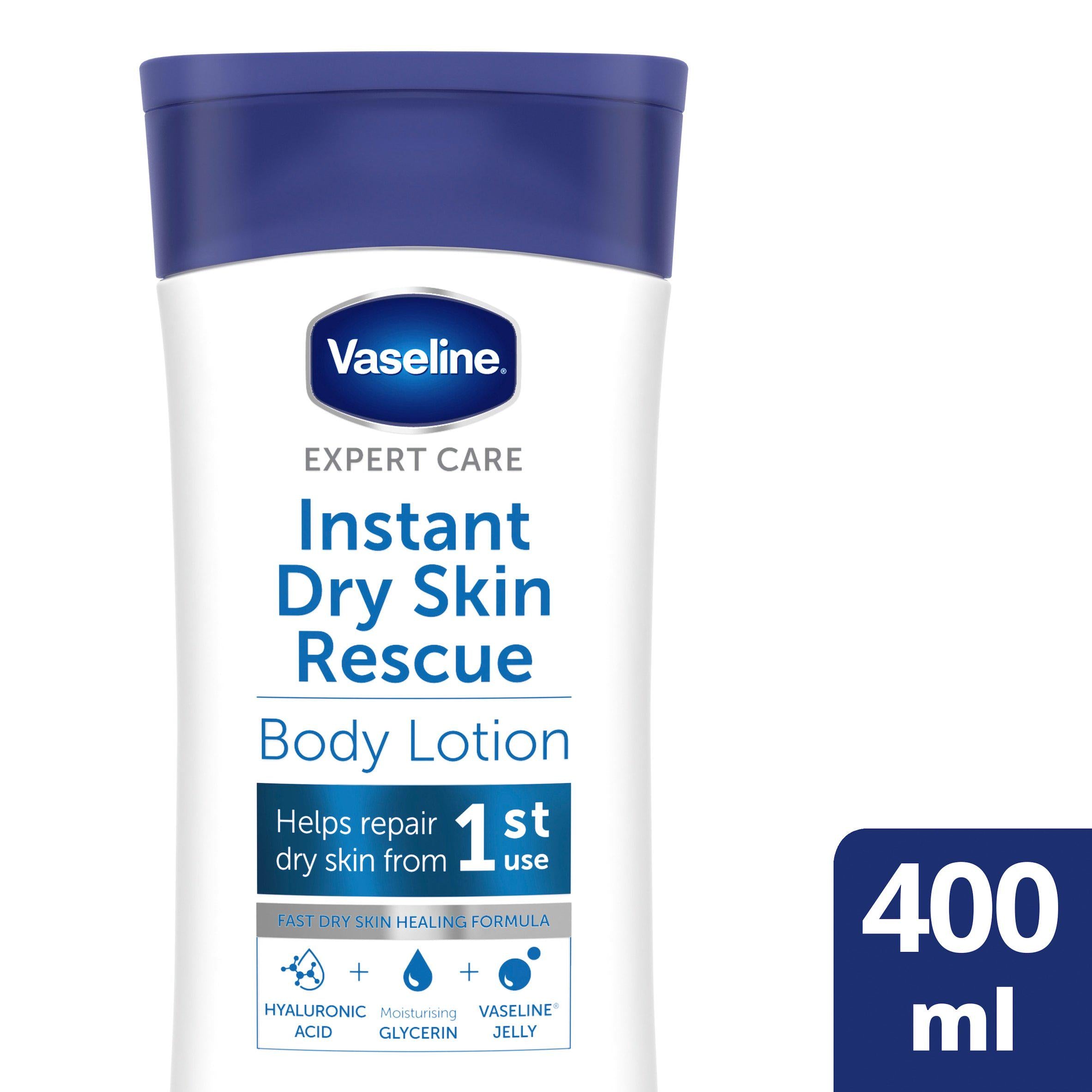 Vaseline Dry Skin Rescue body lotion 400ml (British brand)