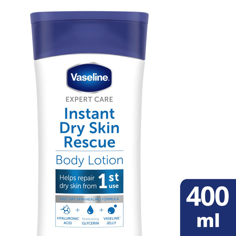 Vaseline Dry Skin Rescue body lotion 400ml (British brand)