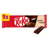 KitKat 2 Finger Dark Chocolate Biscuit Bar Multipack 9x20.7g