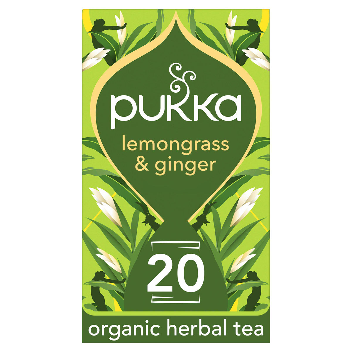 Pukka Organic Lemongrass & Ginger Herbal Tea Sachets x20 36g