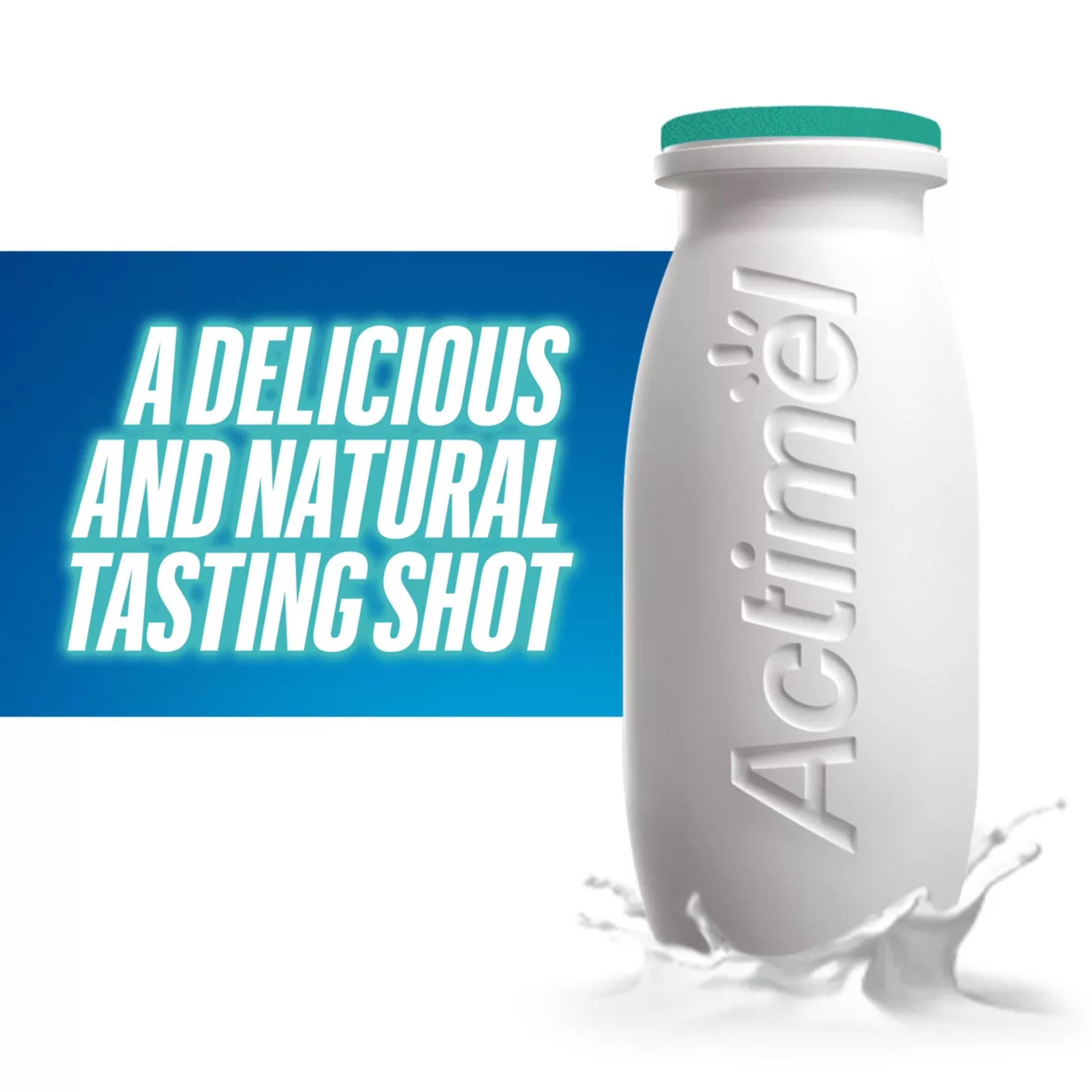 Actimel Simple natural yoghurt drink 8x100g, imported from the UK