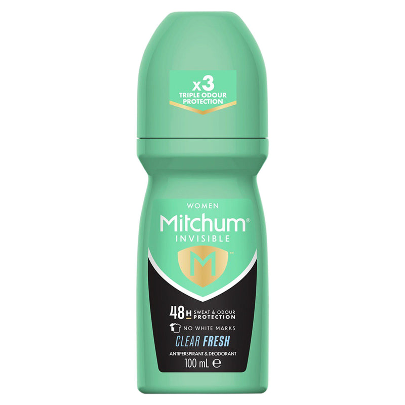 Mitchum Invisible 48HR Clear Fresh antiperspirant roll-on 100ml - British product