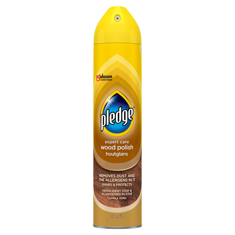 Pledge furniture polish Classic 250ml, imported from the UK
