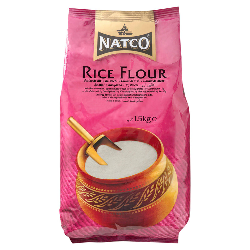 Natco rice flour 1.5kg, UK version