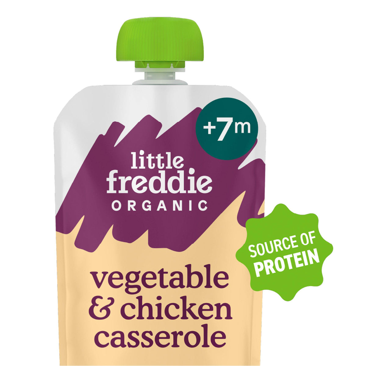 Little Freddie baby food pouch chicken rice casserole 130g (British brand)