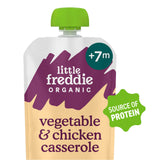 Little Freddie baby food pouch chicken rice casserole 130g (British brand)